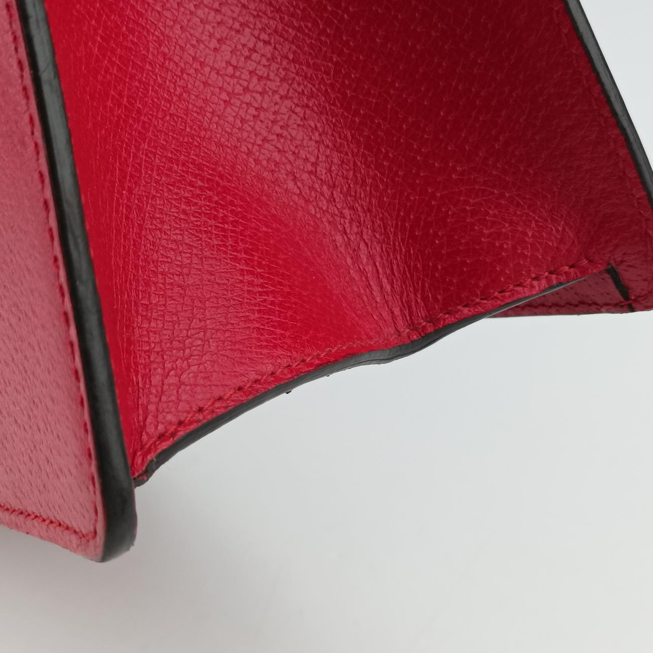 Bamboo Web butterfly Red Leather 488691 C022770143バンブー ウェビングライン バタフライ レッド レザー 488691 C022770143