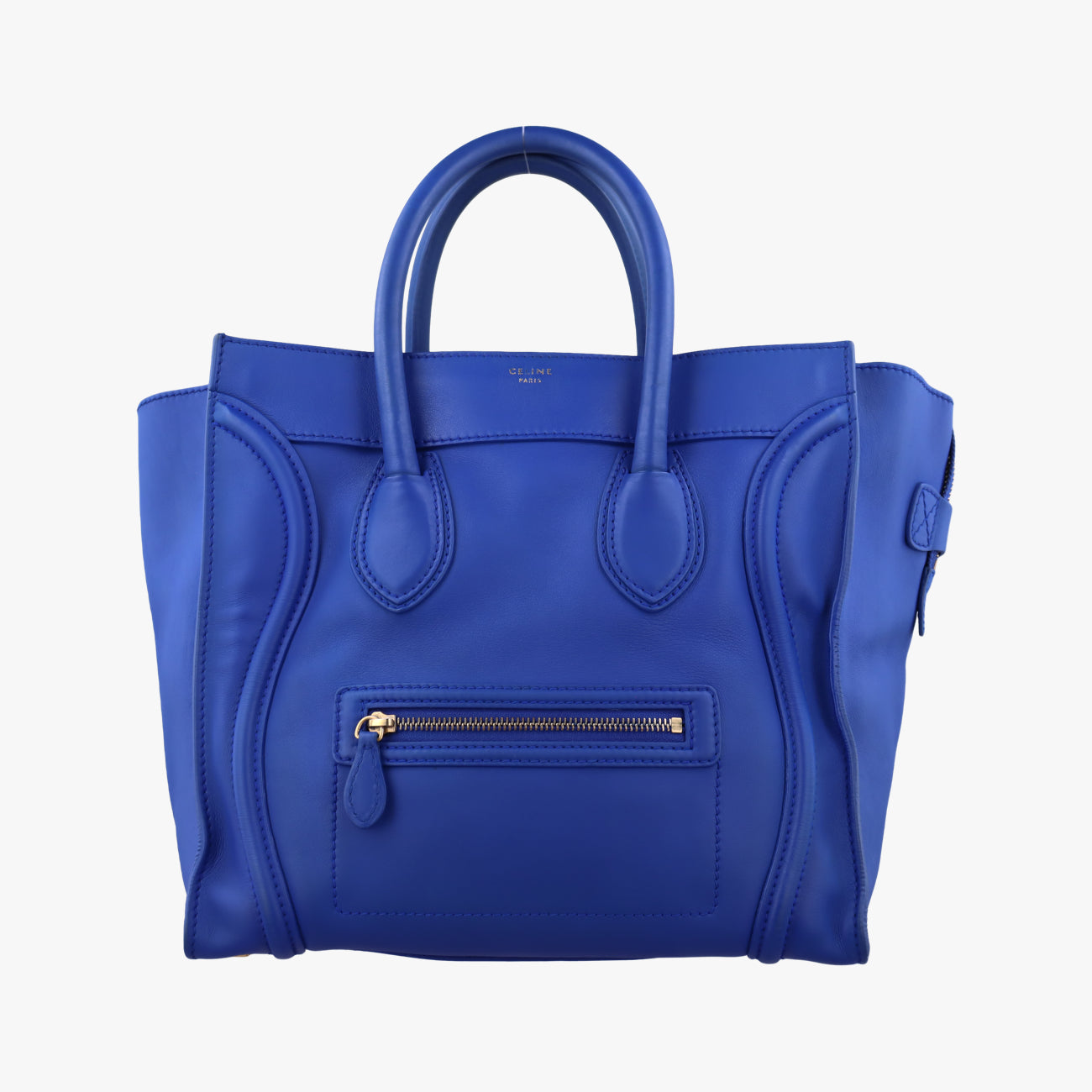 Luggage Mini Shopper Blue Leather F-ZP-0161ラゲージミニショッパー ブルー レザー F-ZP-0161