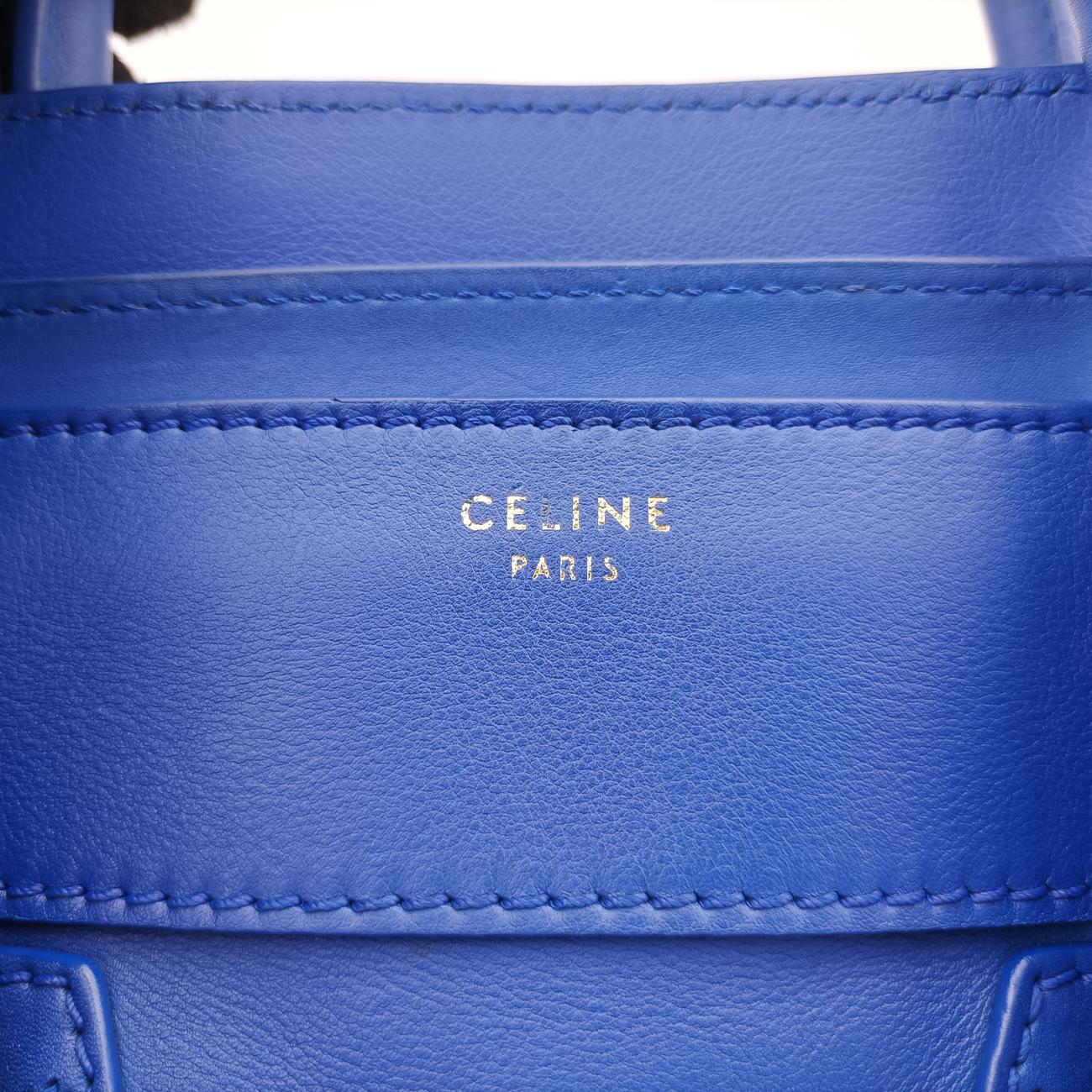 Luggage Mini Shopper Blue Leather F-ZP-0161ラゲージミニショッパー ブルー レザー F-ZP-0161