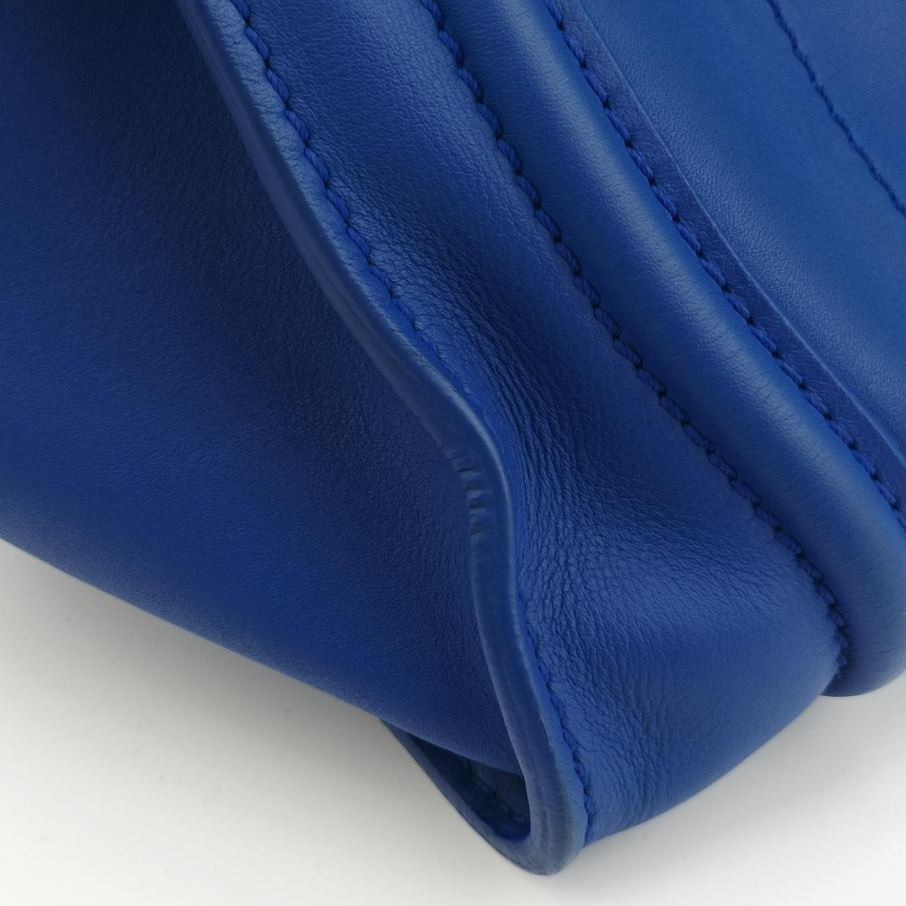 Luggage Mini Shopper Blue Leather F-ZP-0161ラゲージミニショッパー ブルー レザー F-ZP-0161