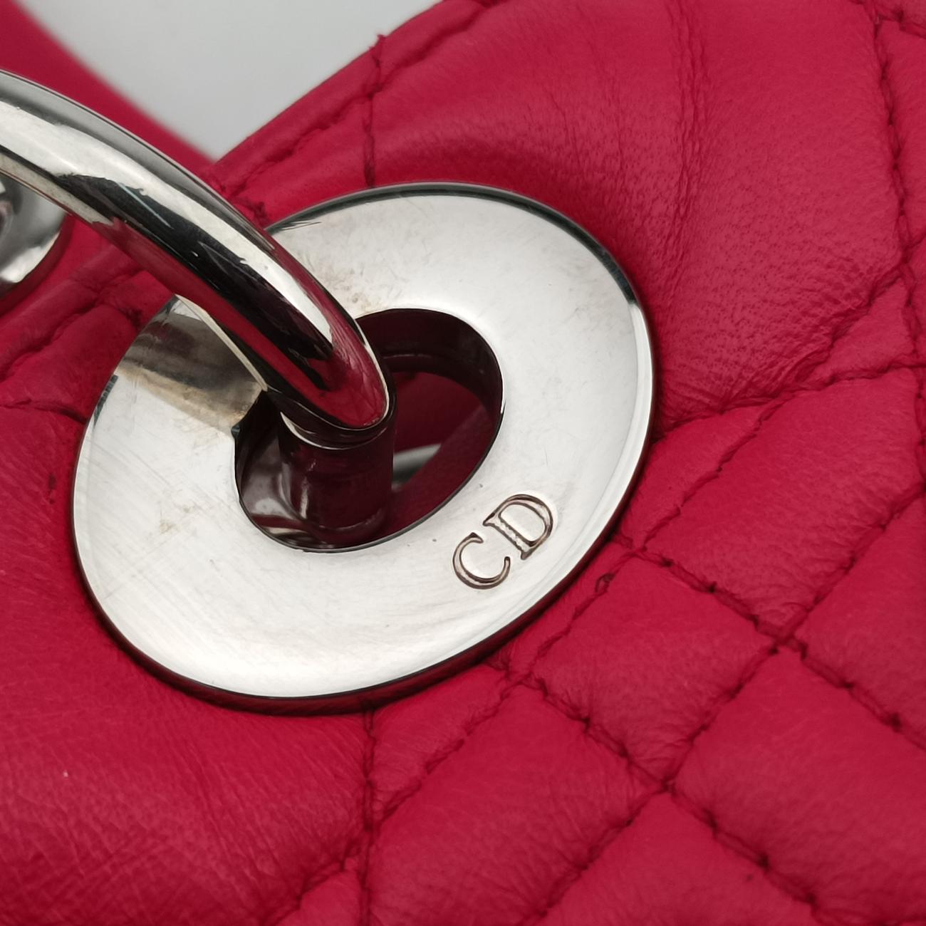 Lady Dior Red lambskin 16-BO-0173レディディオール レッド ラムスキン 16-BO-0173