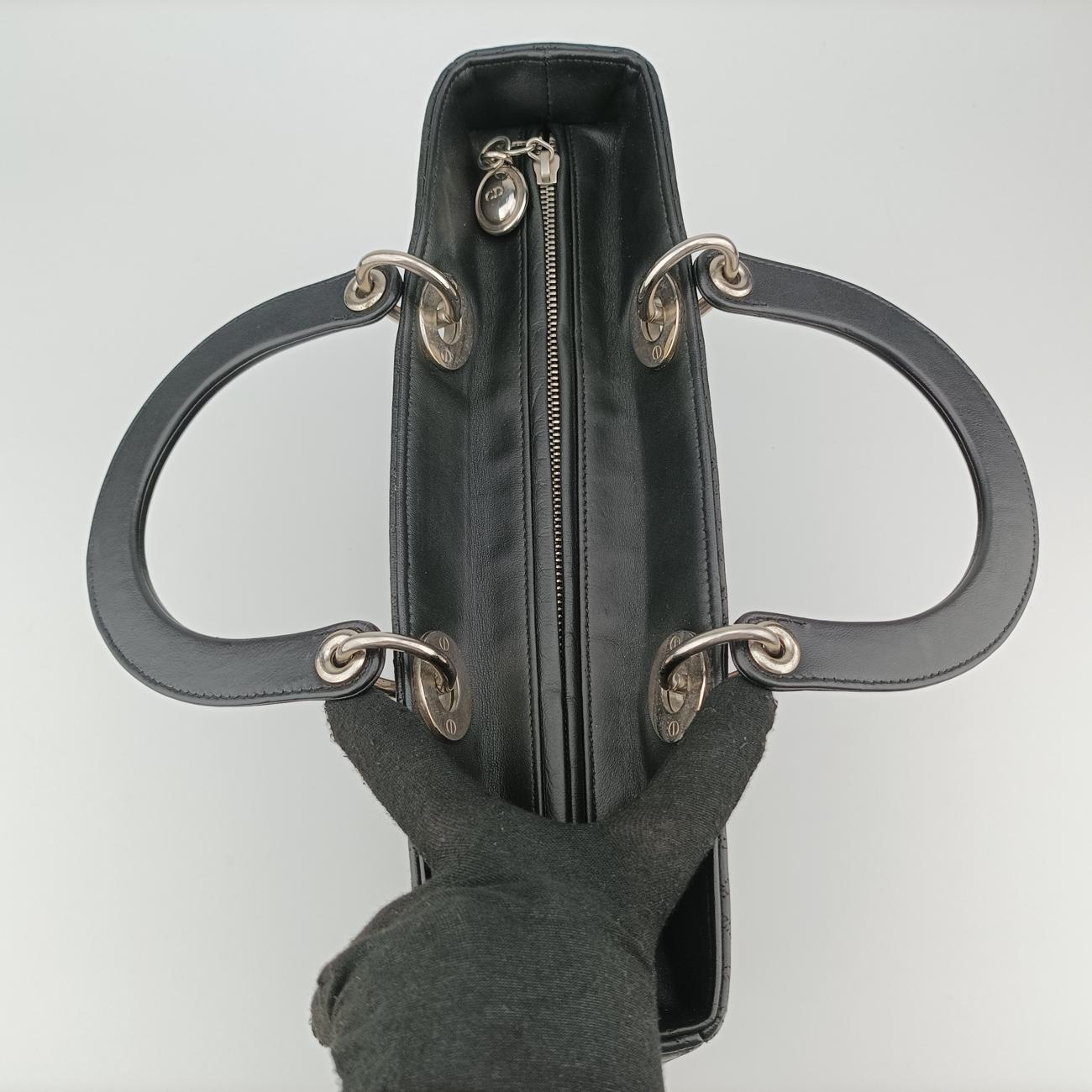 Lady Dior Grey lambskin 01-MA-0111レディディオール グレー ラムスキン 01-MA-0111