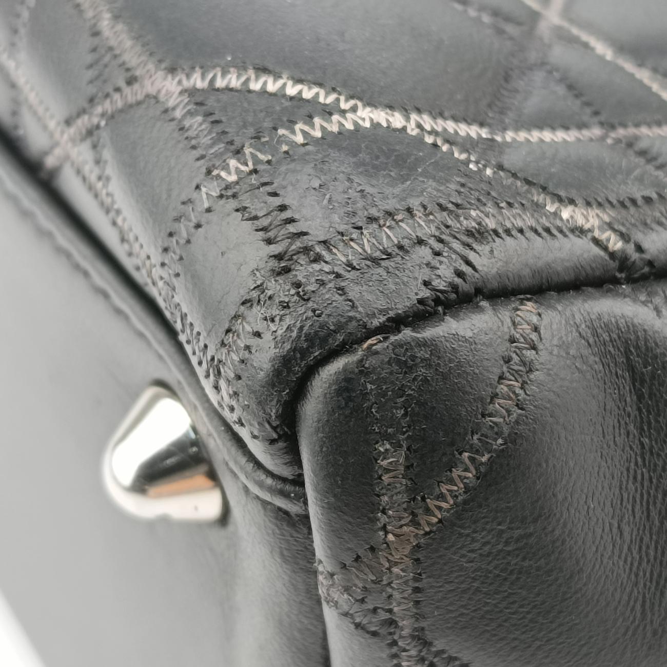 Lady Dior Grey lambskin 01-MA-0111レディディオール グレー ラムスキン 01-MA-0111