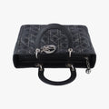 Lady Dior Grey lambskin 01-MA-0111レディディオール グレー ラムスキン 01-MA-0111