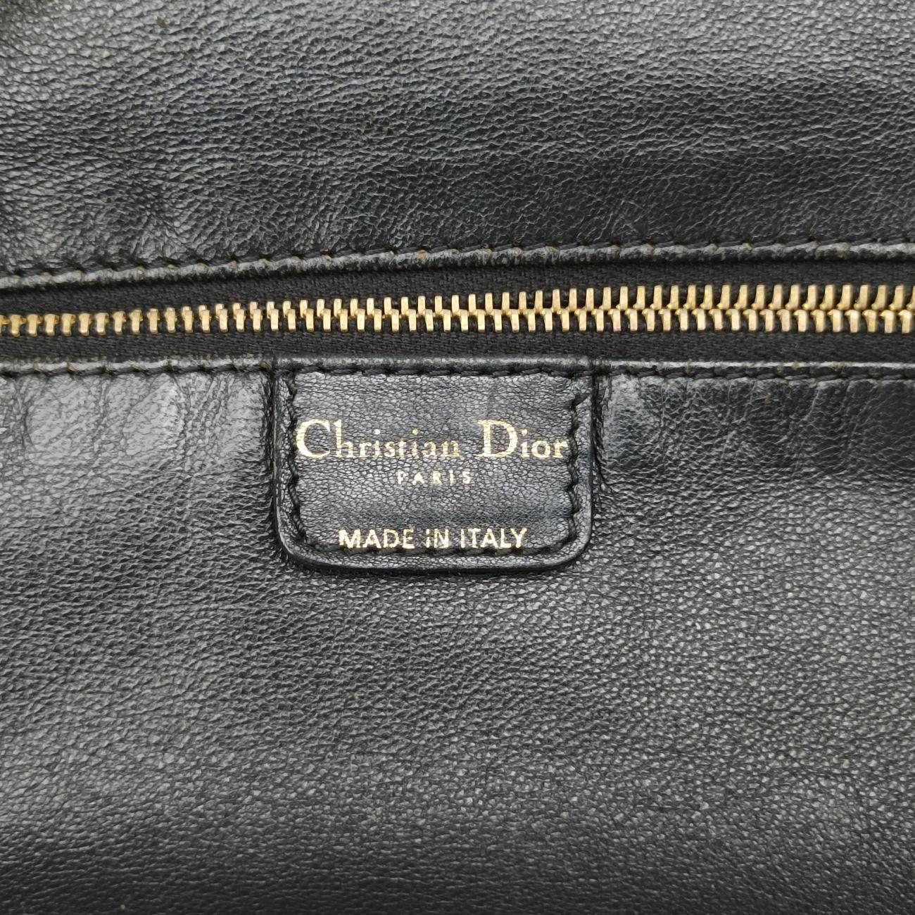 Soft Lady Dior Canage INTRECCIATO Tote Black lambskin 01-RU-0048ソフト レディディオール カナージュ イントレチャート トート ブラック ラムスキン 01-RU-0048