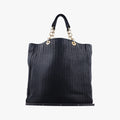 Soft Lady Dior Canage INTRECCIATO Tote Black lambskin 01-RU-0048ソフト レディディオール カナージュ イントレチャート トート ブラック ラムスキン 01-RU-0048