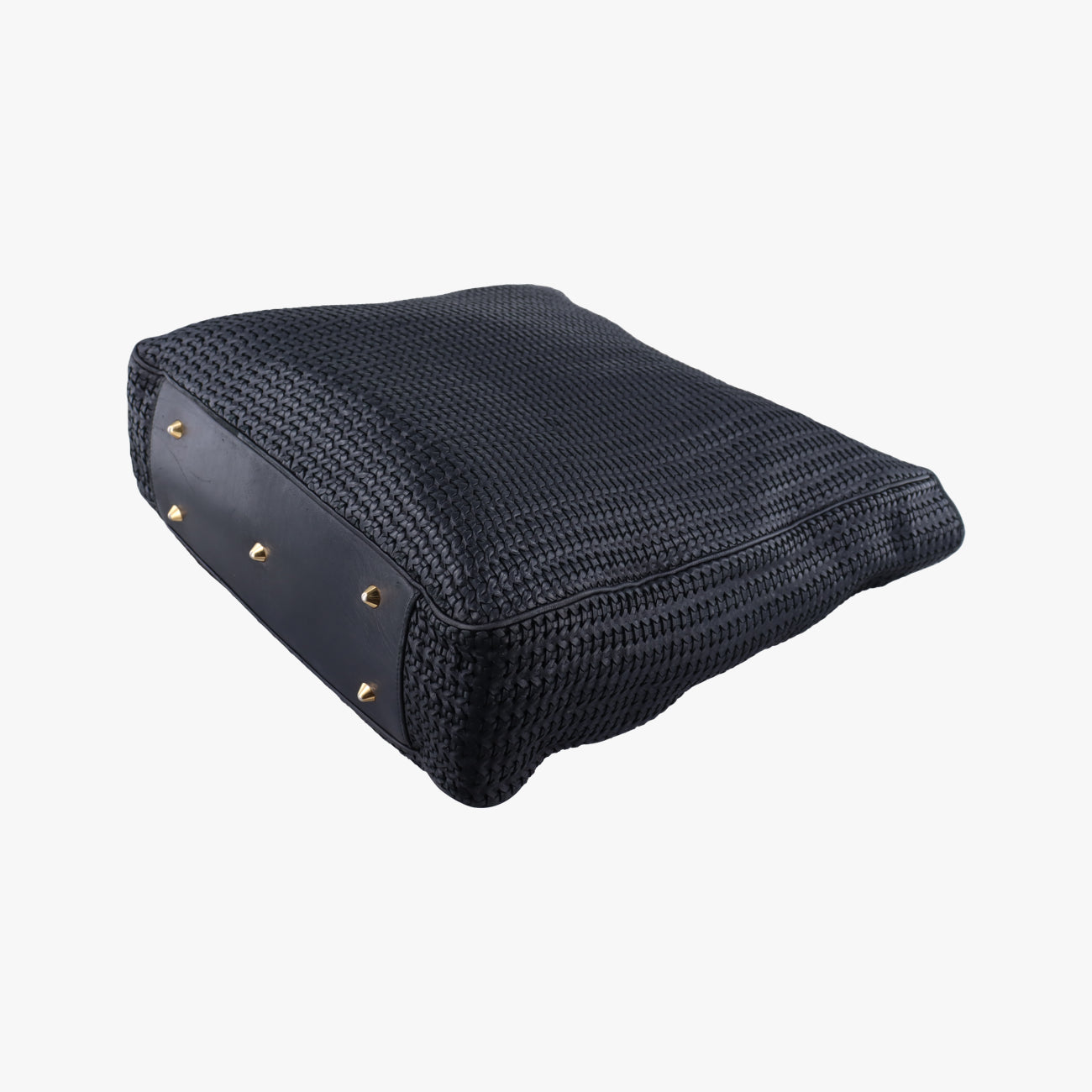 Soft Lady Dior Canage INTRECCIATO Tote Black lambskin 01-RU-0048ソフト レディディオール カナージュ イントレチャート トート ブラック ラムスキン 01-RU-0048