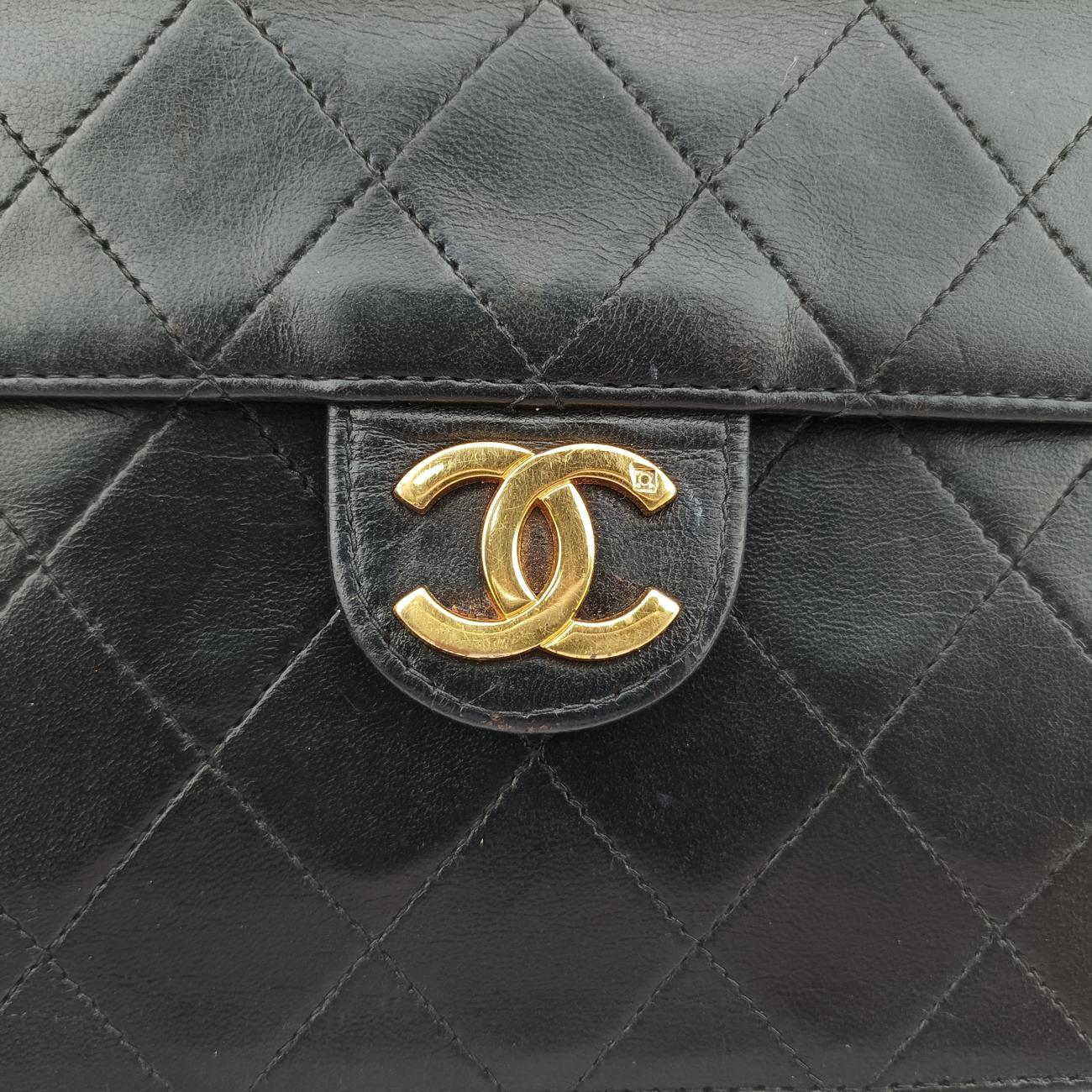 Matelasse 25 Push Lock Chain Black lambskin A03570 4974933マトラッセ25 プッシュロック チェーン ブラック ラムスキン A03570 4974933