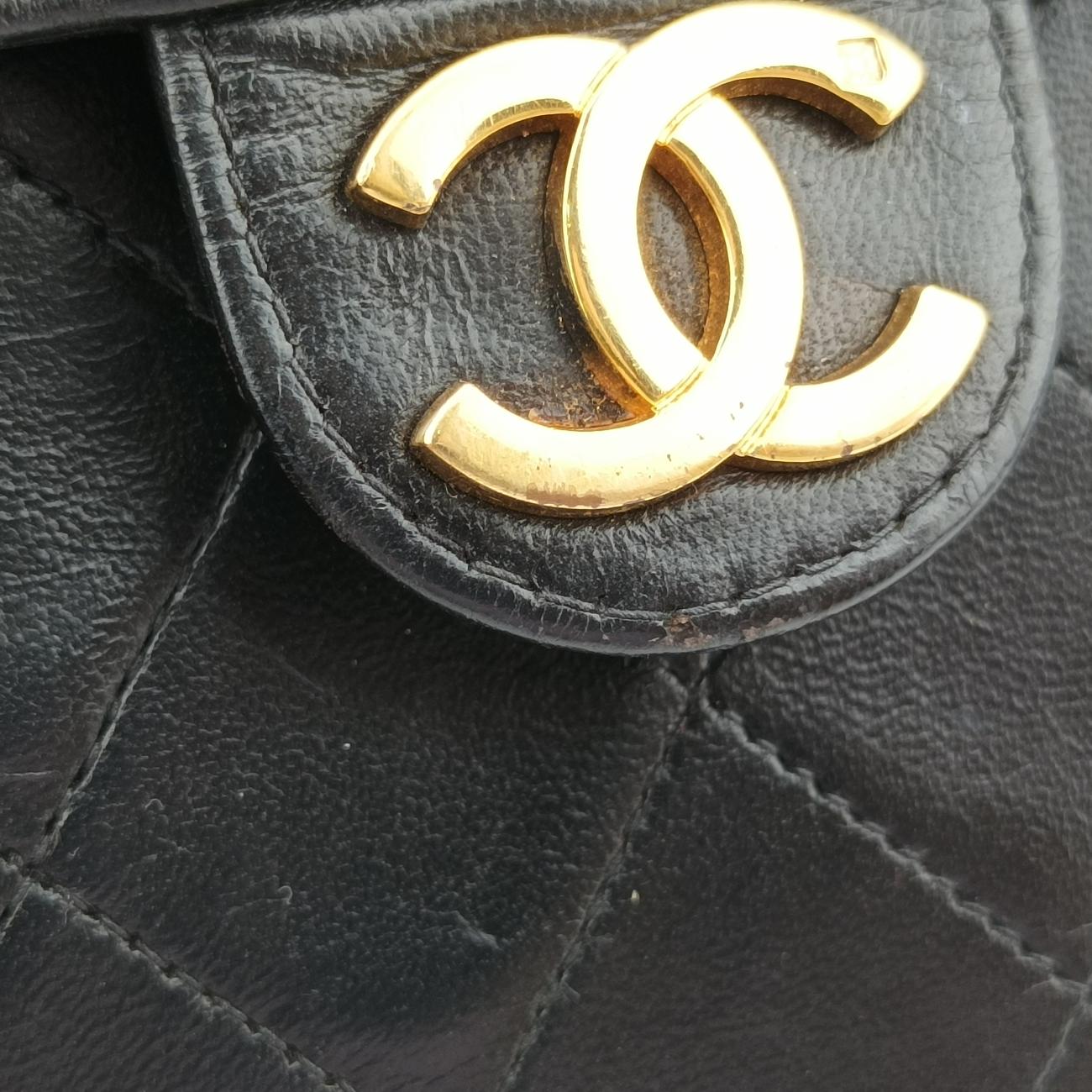 Matelasse 25 Push Lock Chain Black lambskin A03570 4974933マトラッセ25 プッシュロック チェーン ブラック ラムスキン A03570 4974933