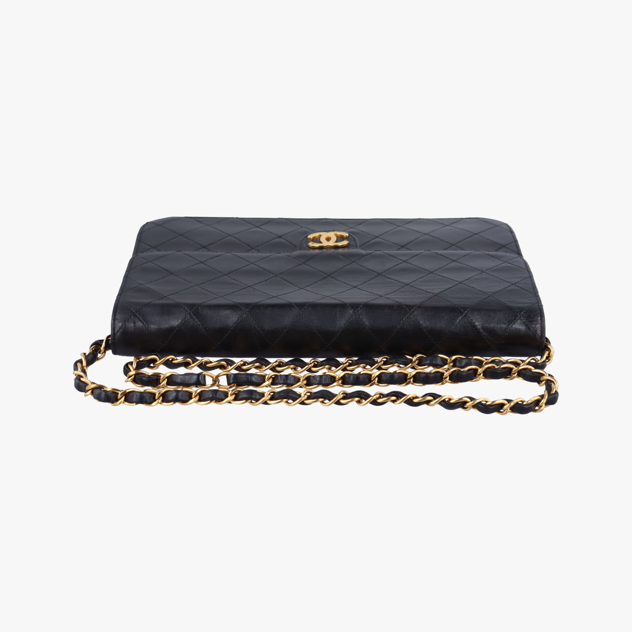 Matelasse 25 Push Lock Chain Black lambskin A03570 4974933マトラッセ25 プッシュロック チェーン ブラック ラムスキン A03570 4974933