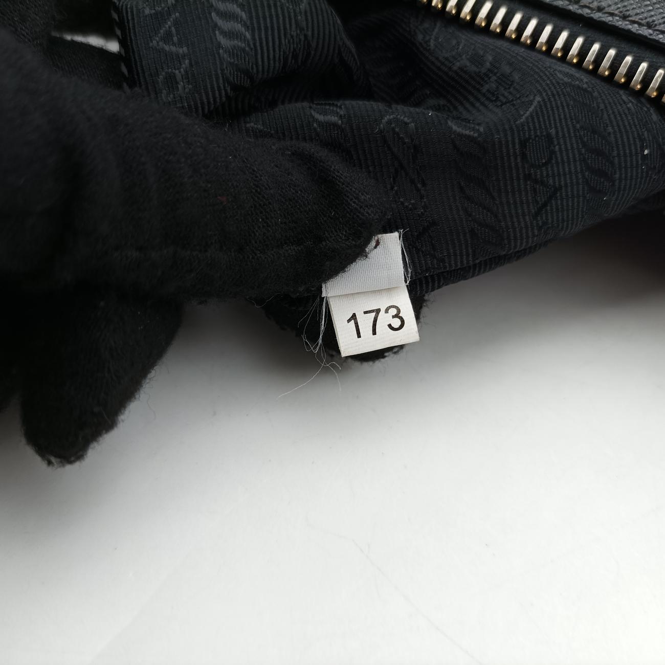 Galleria Black SAFFIANO Leather 1BA274 7/A 173ガレリア ブラック サフィアーノレザー 1BA274 7/A 173