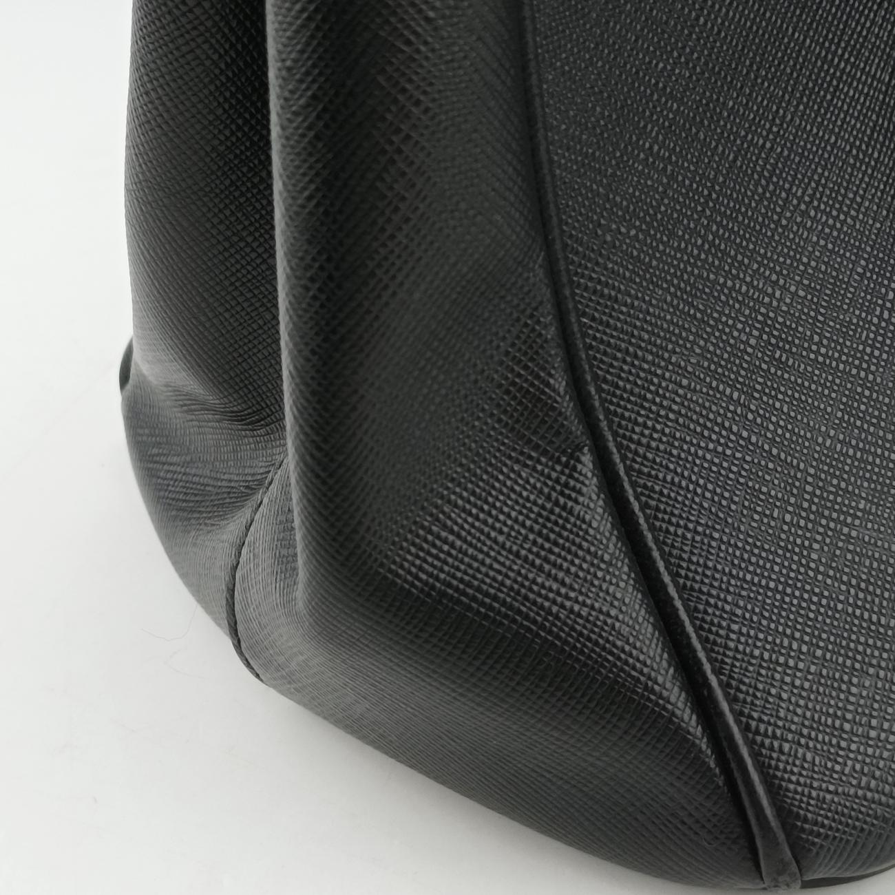 Galleria Black SAFFIANO Leather 1BA274 7/A 173ガレリア ブラック サフィアーノレザー 1BA274 7/A 173