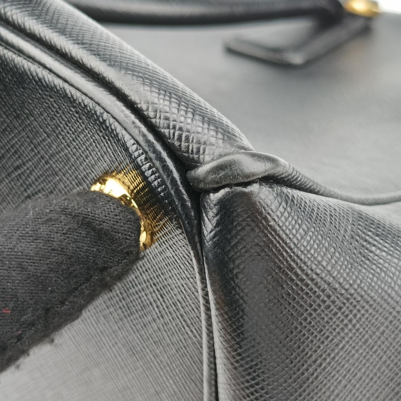 Galleria Black SAFFIANO Leather 1BA274 7/A 173ガレリア ブラック サフィアーノレザー 1BA274 7/A 173