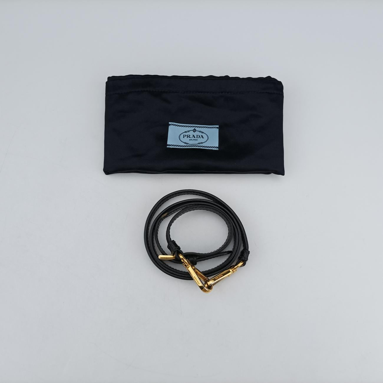 Galleria Black SAFFIANO Leather 1BA274 7/A 173ガレリア ブラック サフィアーノレザー 1BA274 7/A 173