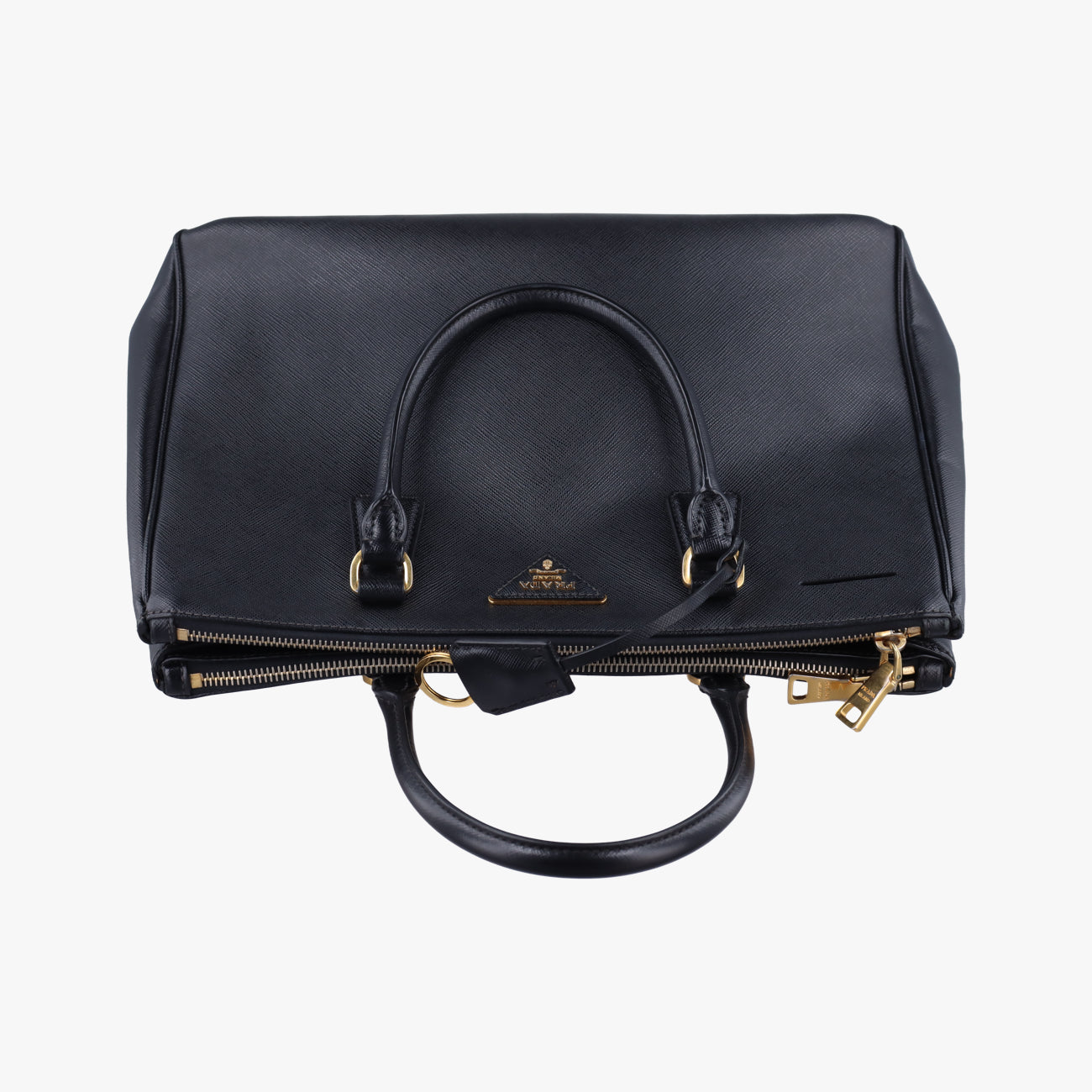 Galleria Black SAFFIANO Leather 1BA274 7/A 173ガレリア ブラック サフィアーノレザー 1BA274 7/A 173