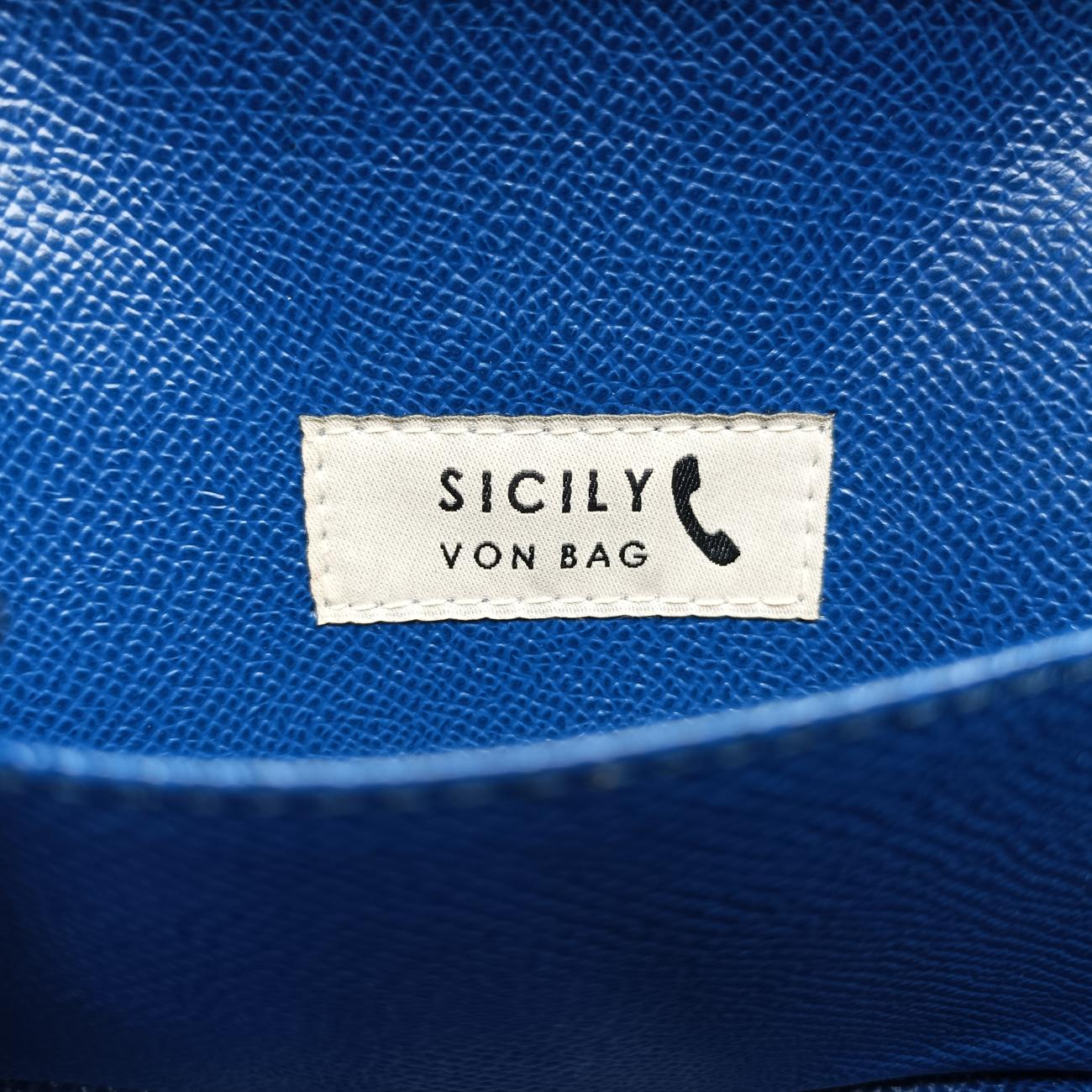 Sicily Blue×Multicolour Leather シシリー ブルー×マルチカラー レザー 
