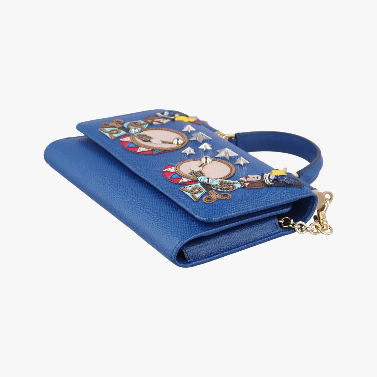 Sicily Blue×Multicolour Leather シシリー ブルー×マルチカラー レザー 