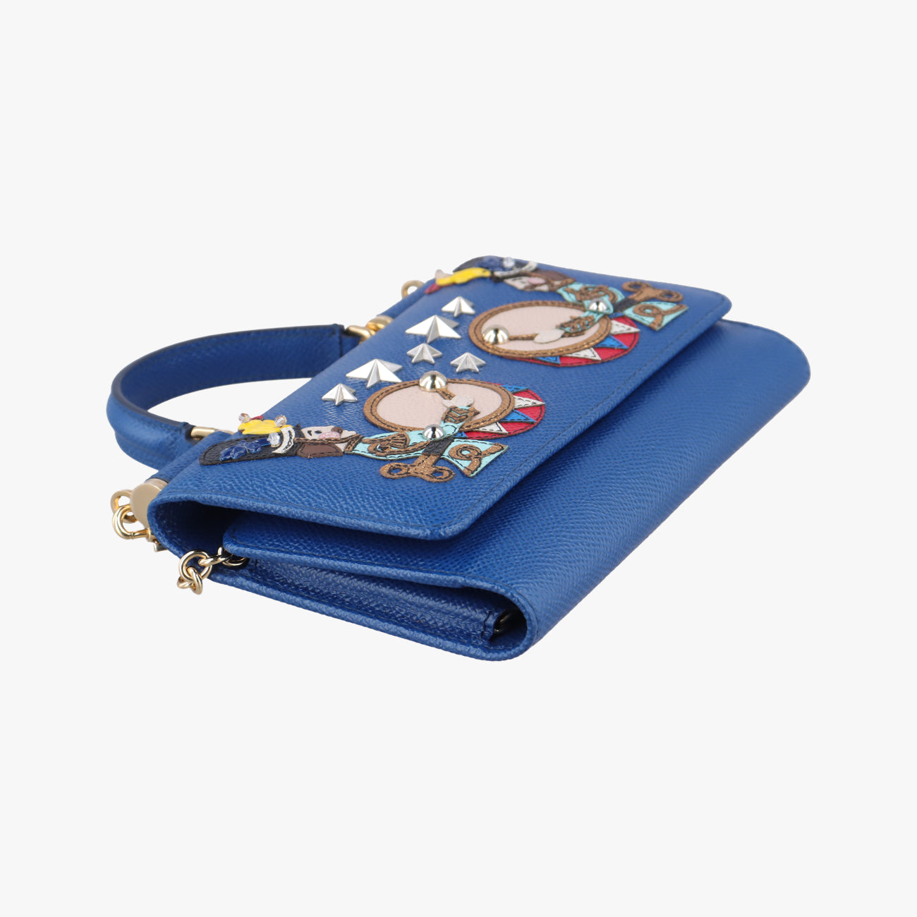 Sicily Blue×Multicolour Leather シシリー ブルー×マルチカラー レザー 