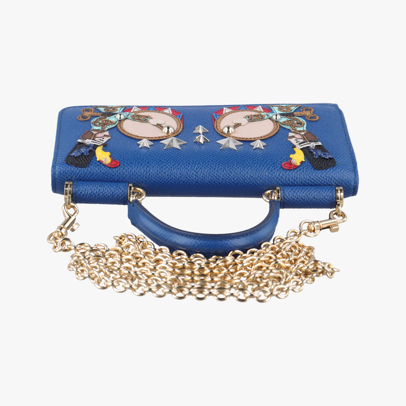 Sicily Blue×Multicolour Leather シシリー ブルー×マルチカラー レザー 