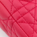 Lady Dior Red lambskin 17-BO-1101レディディオール レッド ラムスキン 17-BO-1101
