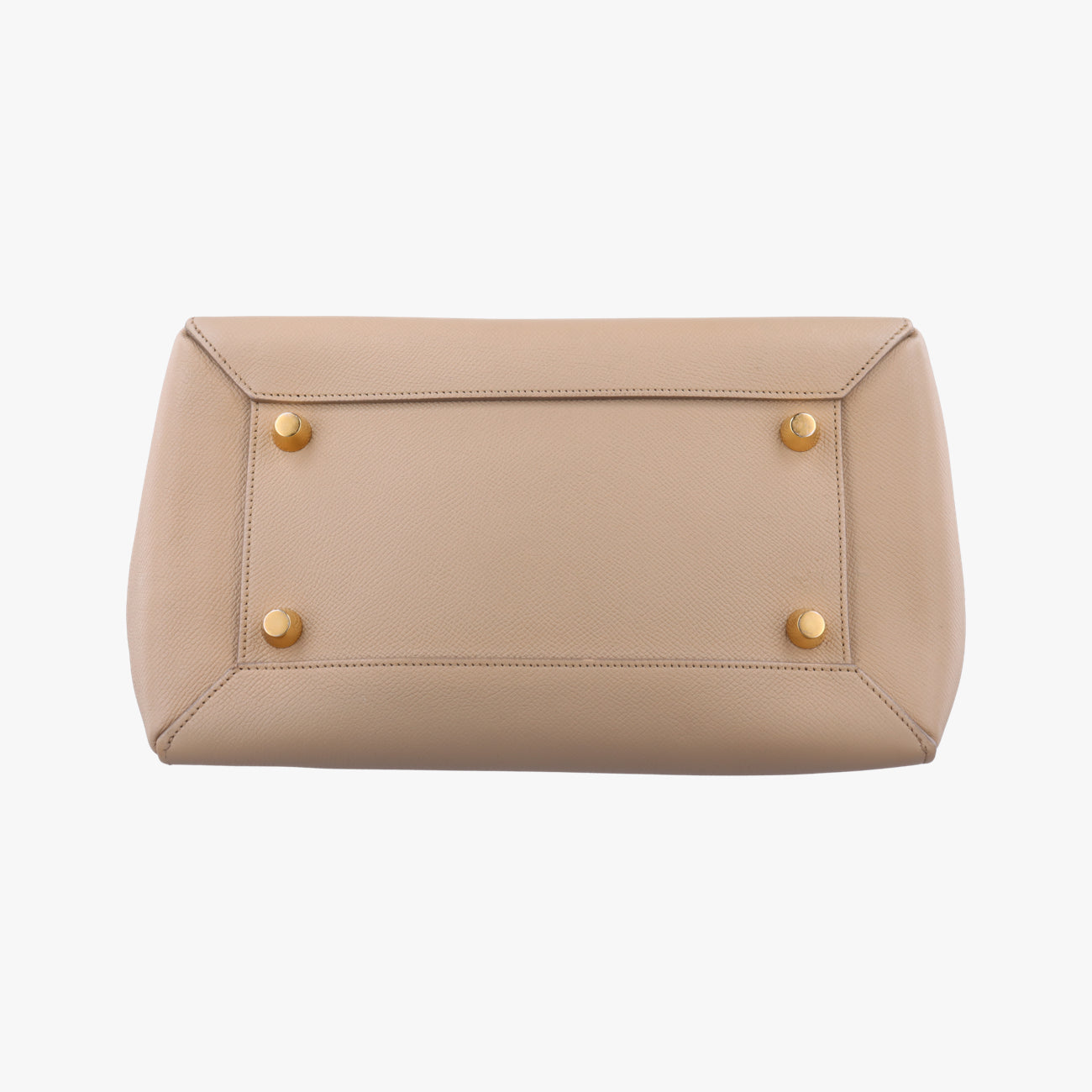 BELT　mini Beige Leather W-CU-3157ベルトバッグミニ ベージュ レザー W-CU-3157