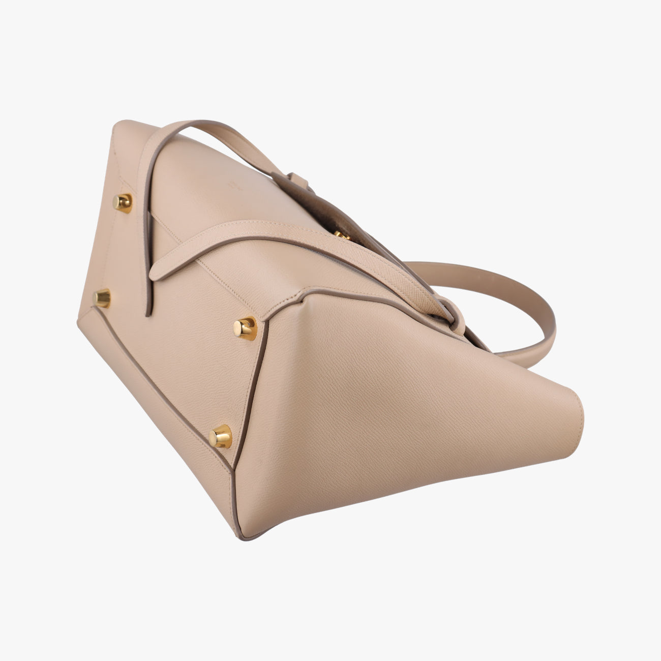 BELT　mini Beige Leather W-CU-3157ベルトバッグミニ ベージュ レザー W-CU-3157