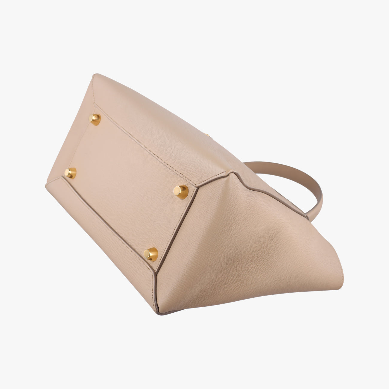 BELT　mini Beige Leather W-CU-3157ベルトバッグミニ ベージュ レザー W-CU-3157