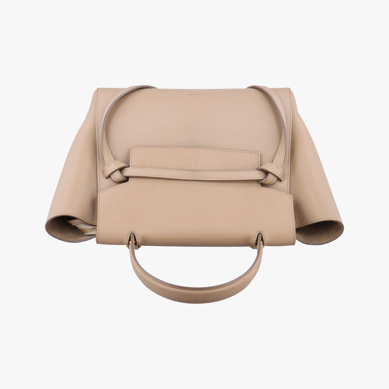 BELT　mini Beige Leather W-CU-3157ベルトバッグミニ ベージュ レザー W-CU-3157