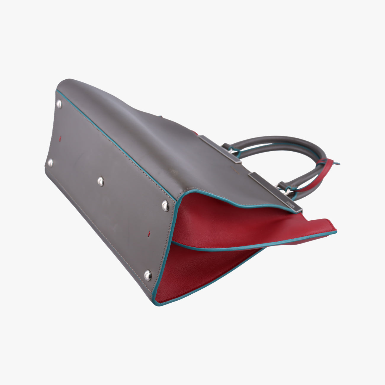 Troyage Trois Jours Gray×Red×Blue Leather 8BH279 8BH279-5R4 169-8762トロワジュール グレー×レッド×ブルー レザー 8BH279 8BH279-5R4 169-8762
