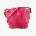 Bright Diamante Bucket Rose Leather 354229 I016921047ブライトディアマンテ バケット ローズ レッド レザー 354229 I016921047