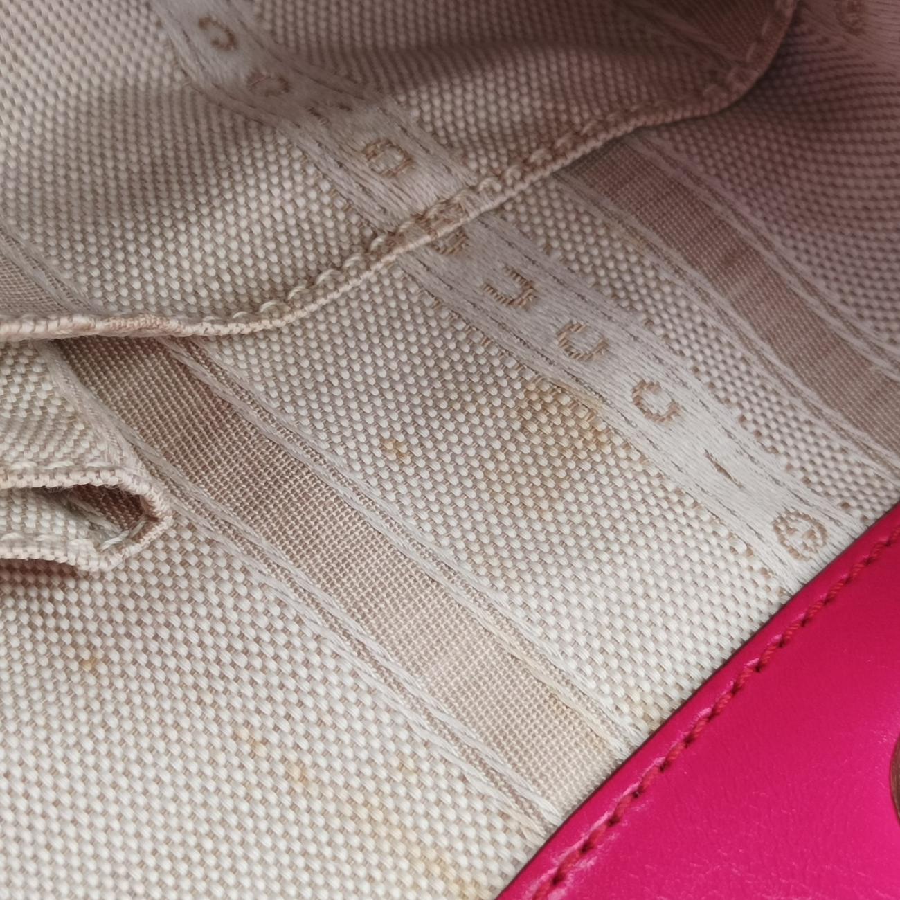 Bright Diamante Bucket Rose Leather 354229 I016921047ブライトディアマンテ バケット ローズ レッド レザー 354229 I016921047