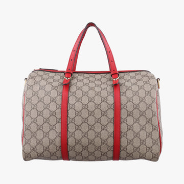 Microguccissima Joy beige×red PVC coated canvas x leather 322231 G018402383マイクログッチシマ ベージュ×レッド PVCコーティングキャンバス×レザー 322231 G018402383