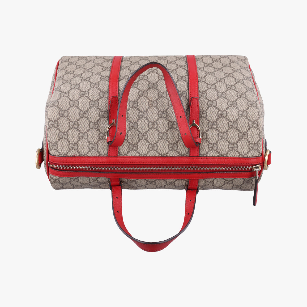 Microguccissima Joy beige×red PVC coated canvas x leather 322231 G018402383マイクログッチシマ ベージュ×レッド PVCコーティングキャンバス×レザー 322231 G018402383