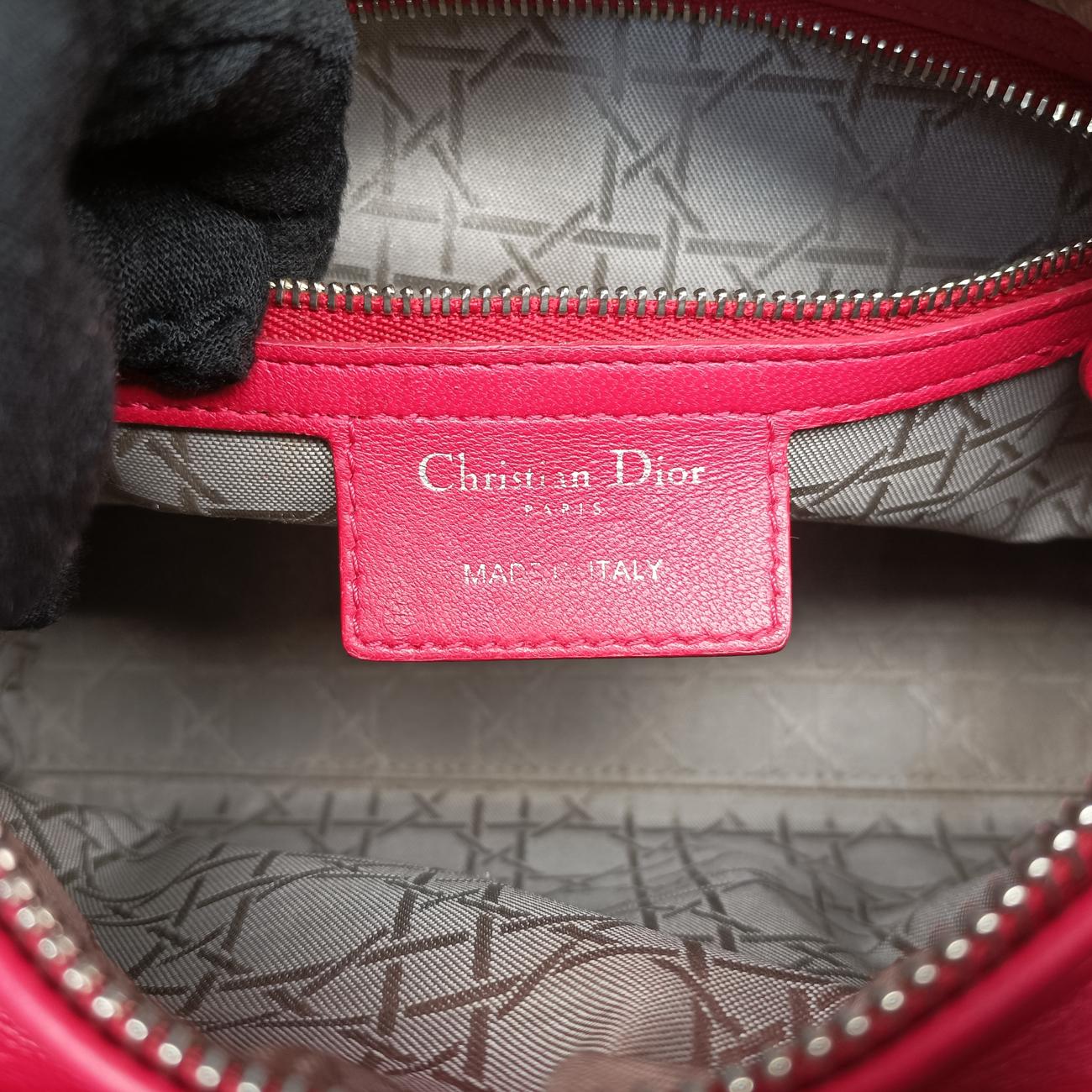 Lady DiorRedlambskin18-MA-1115レディディオールレッドラムスキン18-MA-1115