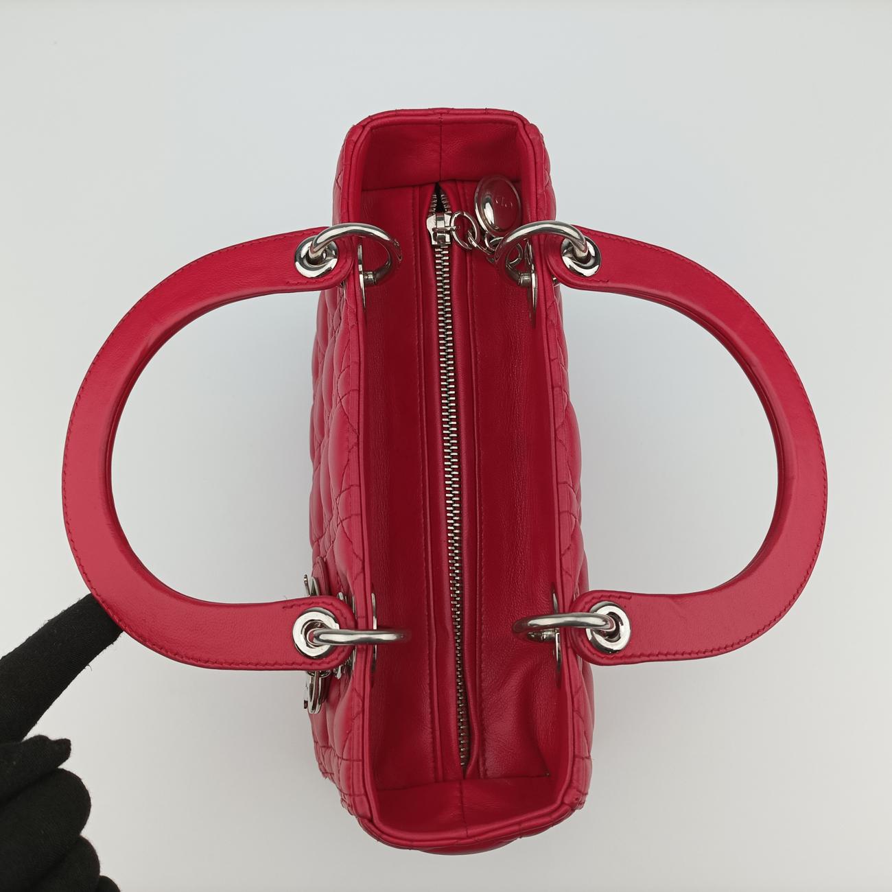 Lady DiorRedlambskin18-MA-1115レディディオールレッドラムスキン18-MA-1115