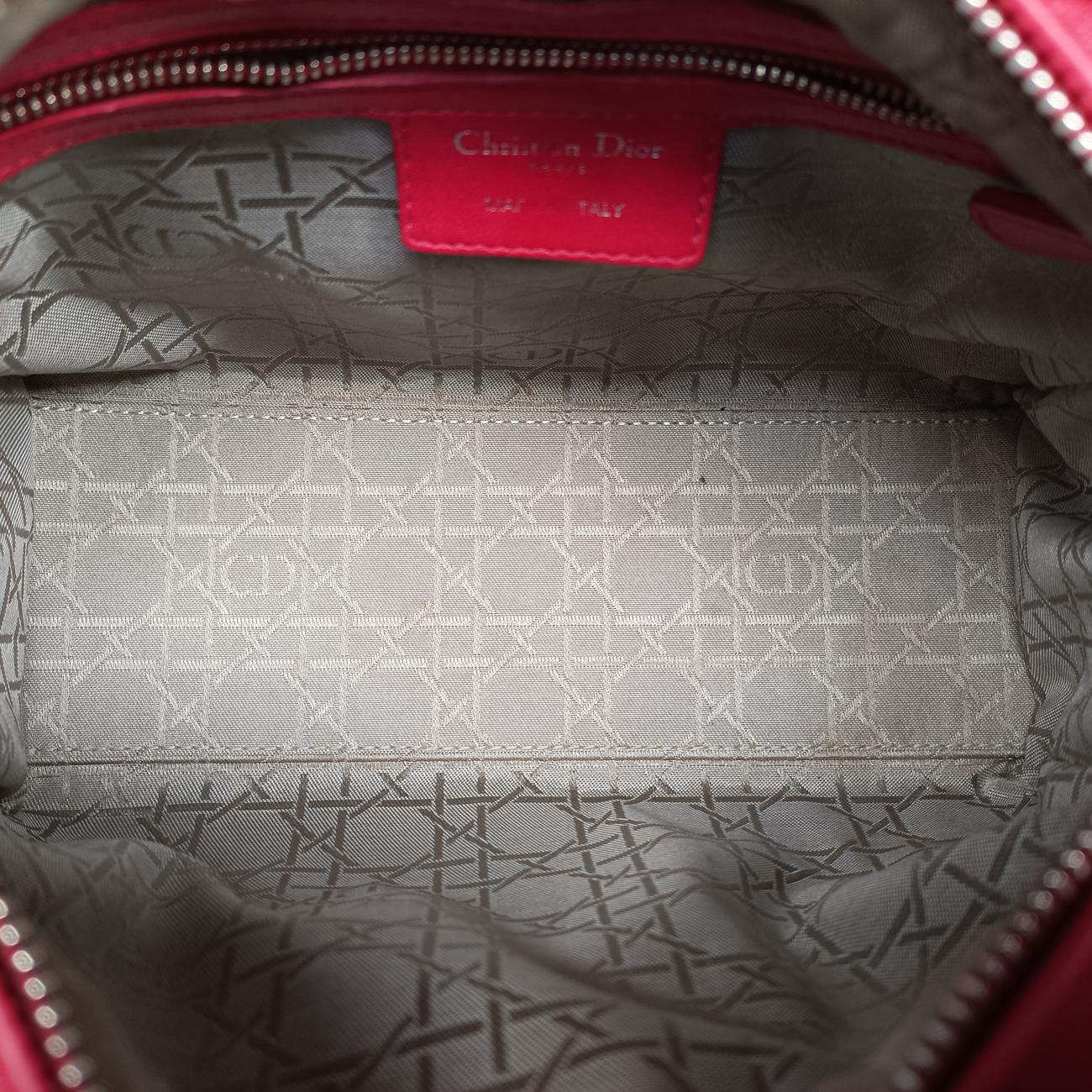 Lady DiorRedlambskin18-MA-1115レディディオールレッドラムスキン18-MA-1115