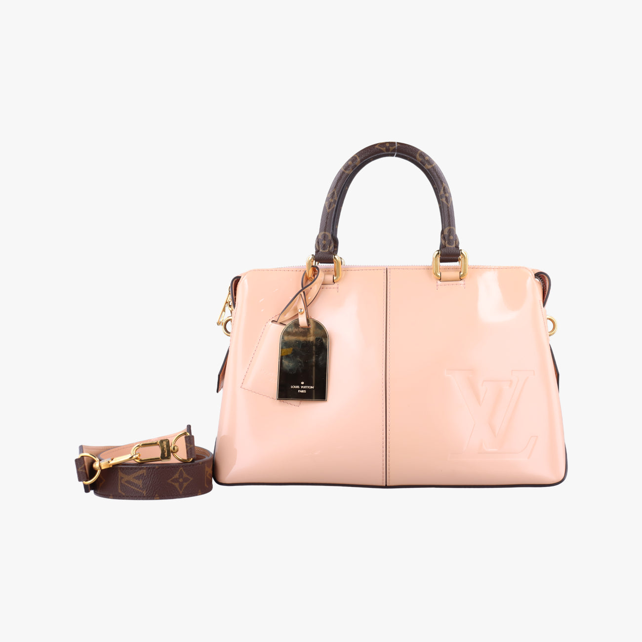 Tote Miroir Rose Ballerine Vernis M54639 SN1147トートミロワール ローズバレリーヌ ヴェルニ M54639 SN1147