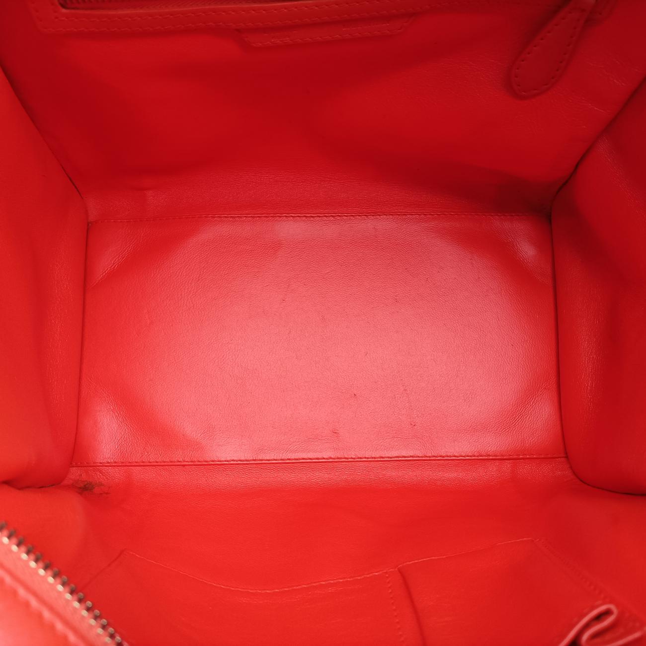 Luggage Mini Shopper Red Leather S-ZP-0102ラゲージミニショッパー レッド レザー S-ZP-0102