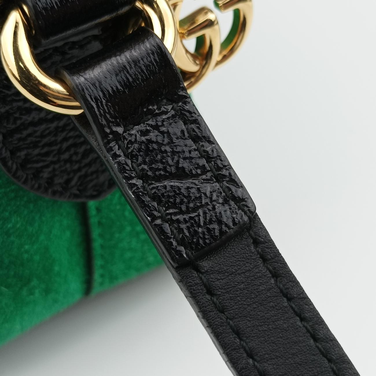 Ophidia Green×Red×black suede 499621 G023571545オフィディア グリーン×レッド×ブラック スエード 499621 G023571545