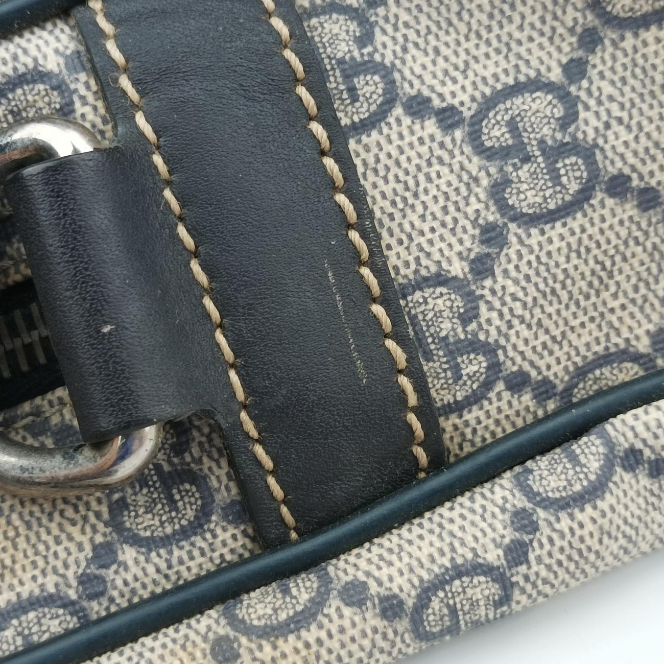 Diamante Beige×Black PVC coated canvas 208463 E013231809ディアマンテ ベージュ×ブラック PVCコーティングキャンバス 208463 E013231809