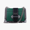 Cahier Green×Black Leather 1BH018 25カイエ グリーン×ブラック レザー 1BH018 25