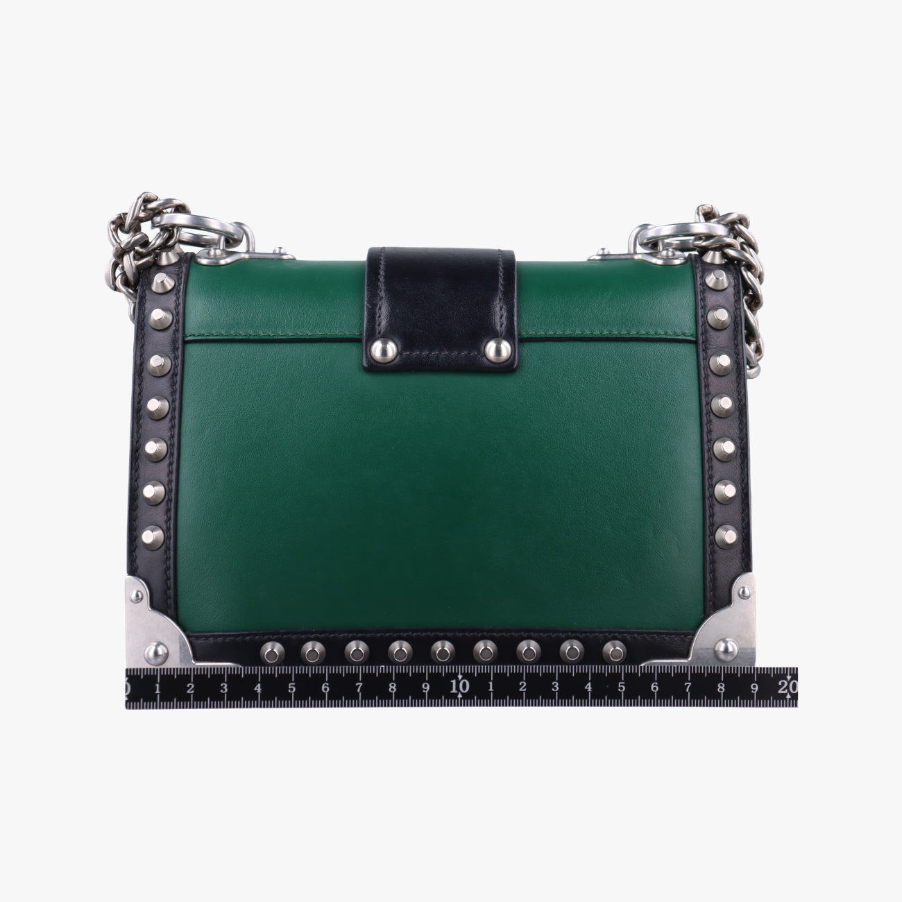 Cahier Green×Black Leather 1BH018 25カイエ グリーン×ブラック レザー 1BH018 25