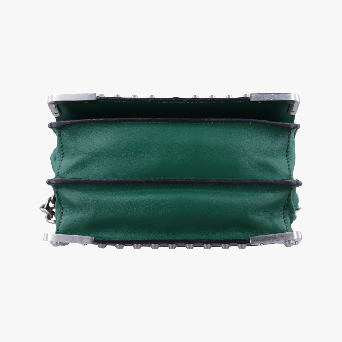 Cahier Green×Black Leather 1BH018 25カイエ グリーン×ブラック レザー 1BH018 25