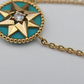 Rose des Vents medallion　 Golden×green AU750 150755ローズデヴァン メダリオン ゴールド×グリーン AU750 150755