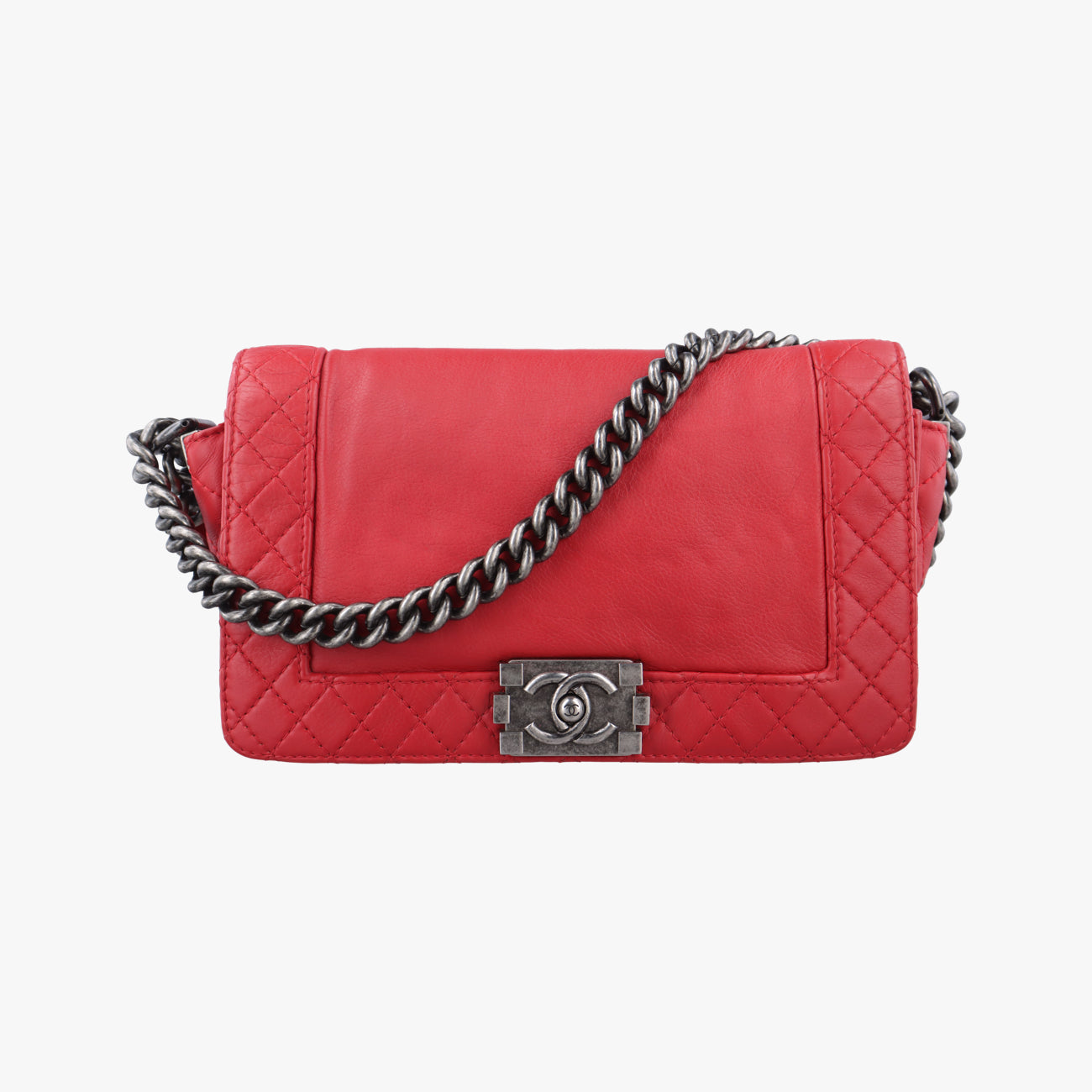 BOY CHANEL Red lambskin A67946 18786518ボーイシャネル レッド ラムスキン A67946 18786518