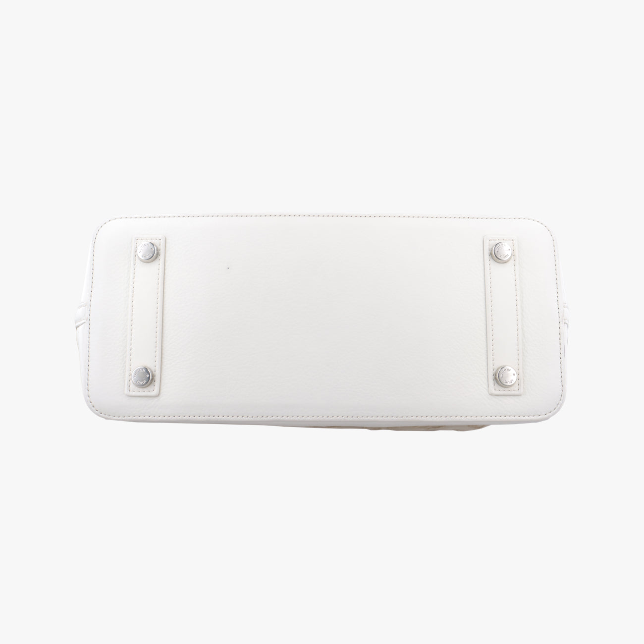 Transparence Lockit East West white Ikat nylon canvas× leather M40701 FO0142トランスペアレンス ロックイット イーストウエスト ホワイト イカットナイロンキャンバス×レザー M40701 FO0142