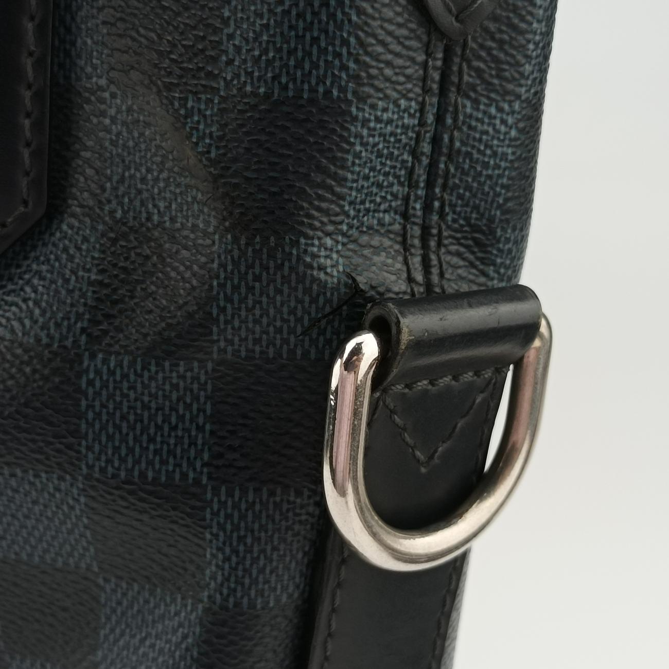 Messenger Greenwich Navy×Noir Damier Cobalt N41348 DR1124メッセンジャーグリニッジ ネイビー×ノワール ダミエ コバルト N41348 DR1124