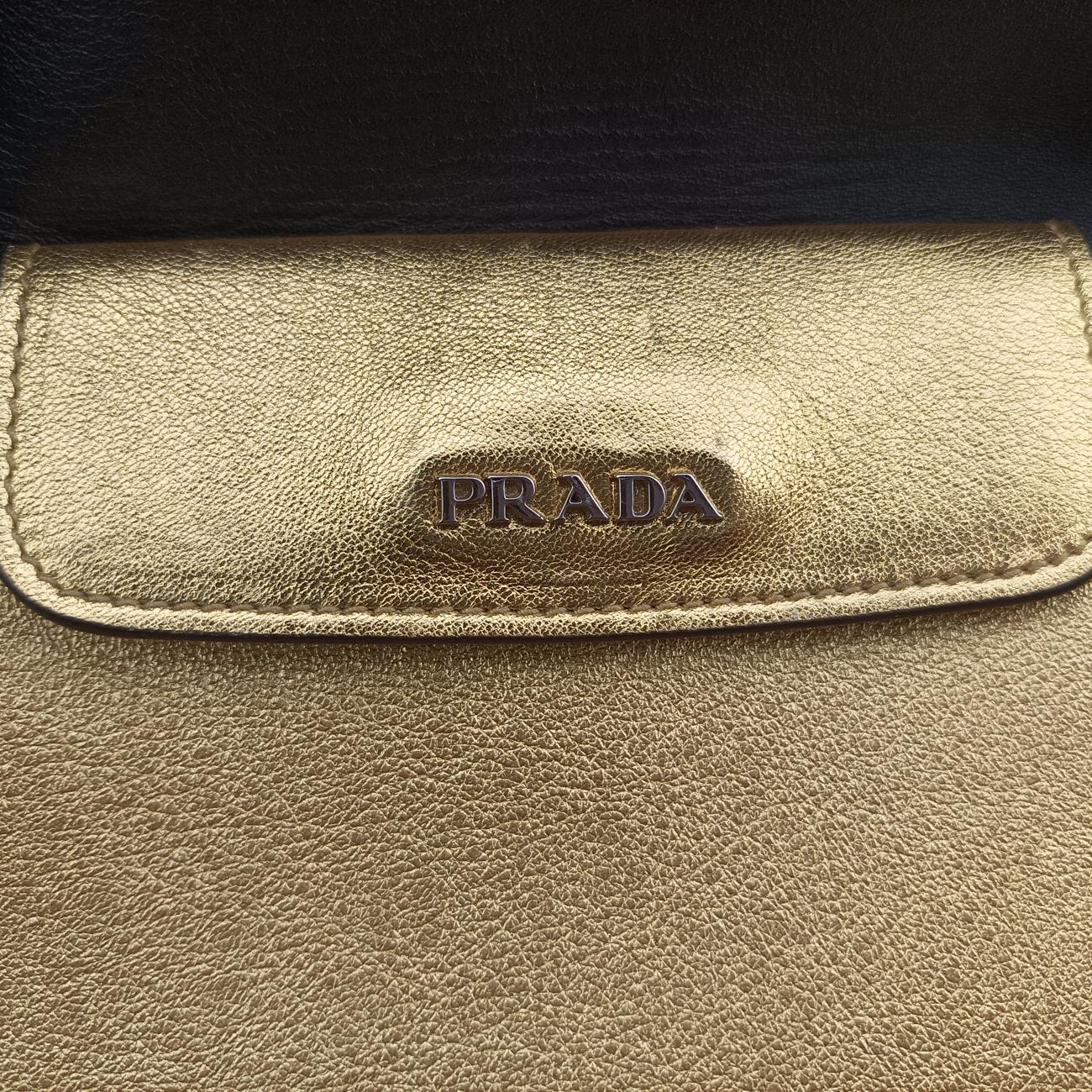 Double Flap Turn Lock Golden Leather 7/Gダブルフラップターンロック ゴールド レザー 7/G