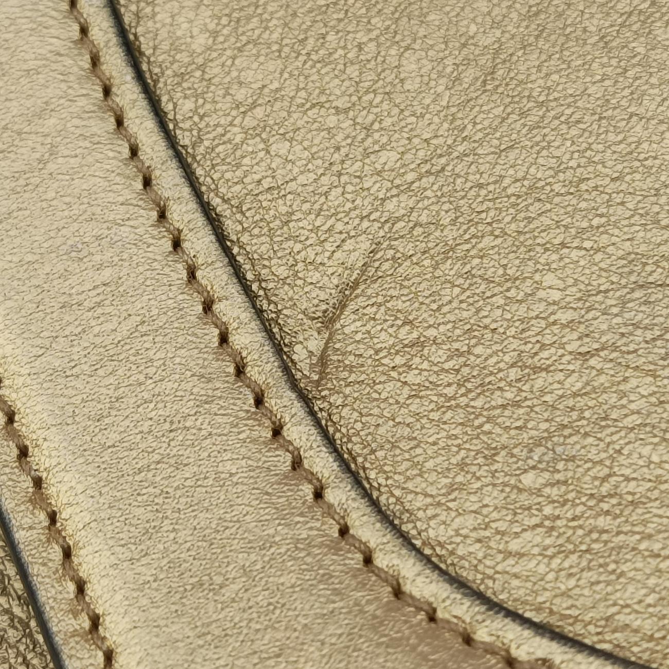 Double Flap Turn Lock Golden Leather 7/Gダブルフラップターンロック ゴールド レザー 7/G