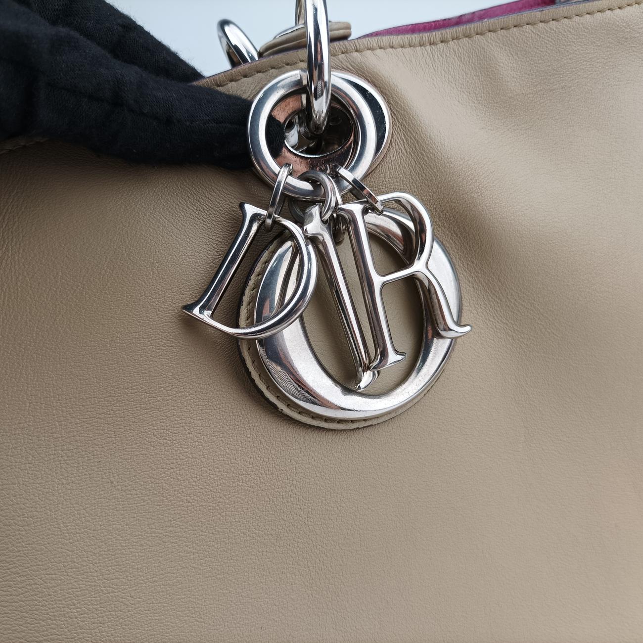 Diorissimo Beige Leather 19-MA-0192ディオリッシモ ベージュ レザー 19-MA-0192